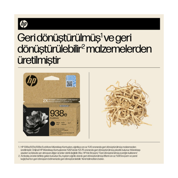 HP 4S6Y2PE Evomore Siyah M.Toner (938E)