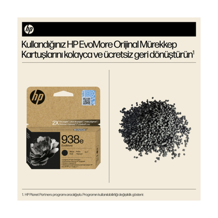 HP 4S6Y2PE Evomore Siyah M.Toner (938E)
