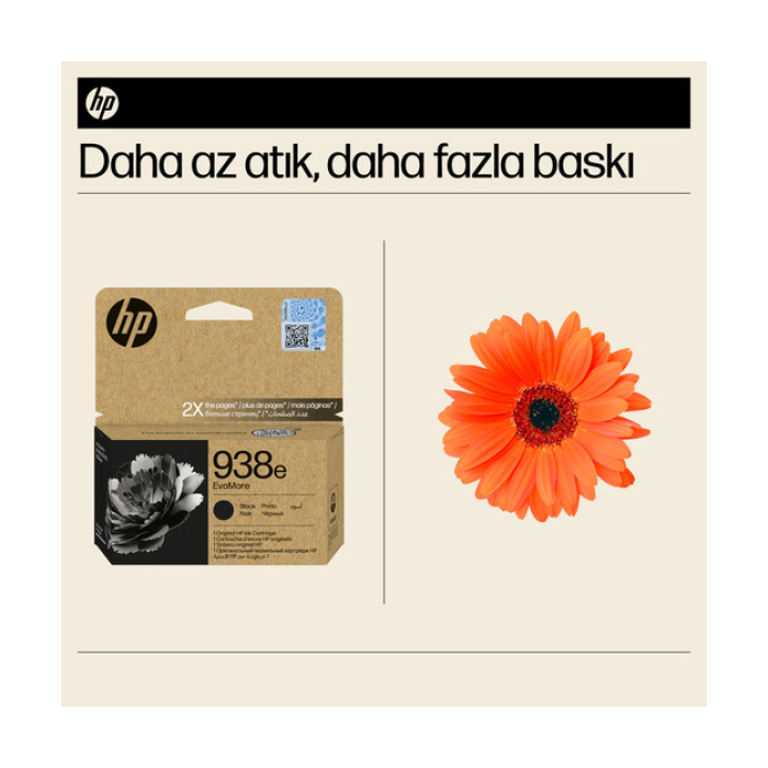 HP 4S6Y2PE Evomore Siyah M.Toner (938E)