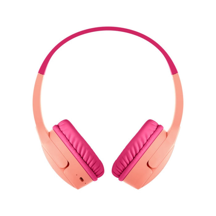 Belkin AUD002 Soundform Mini Kablosuz Kafaüstü Çocuk Kulaklık-Pembe