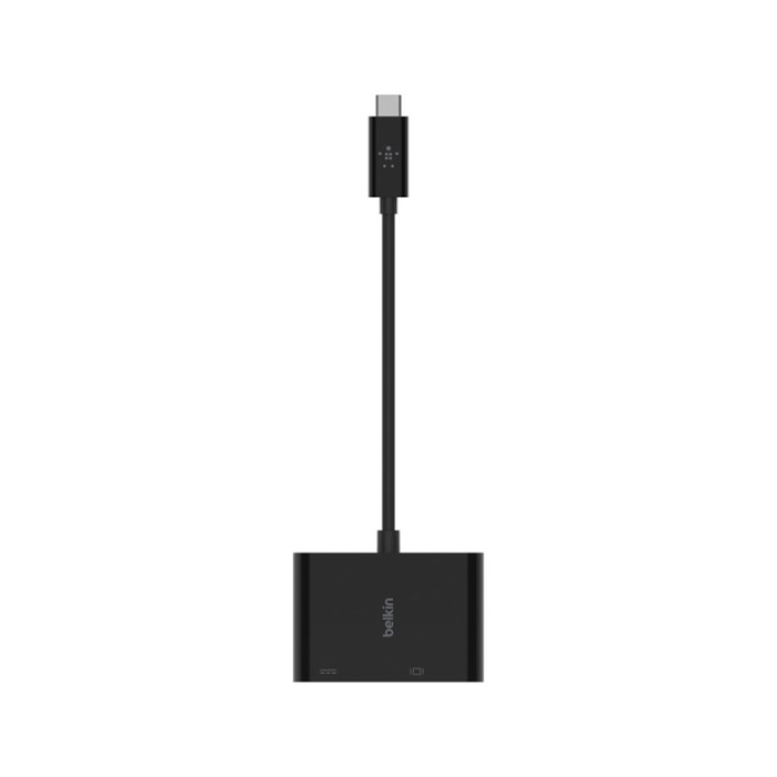 Belkin AVC001 USB-C 60W Şarj + VGA Çoğaltıcı - Siyah