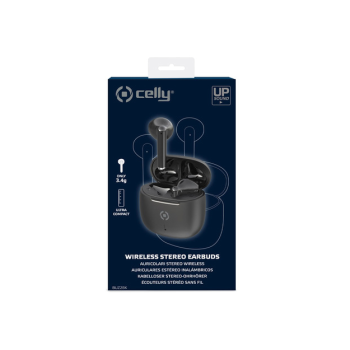 Celly BUZ2BK Kablosuz Kulaklık-Siyah