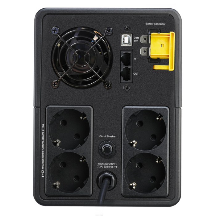 APC Back-UPS 1600VA 230V AVR 4 Schuko Outlets