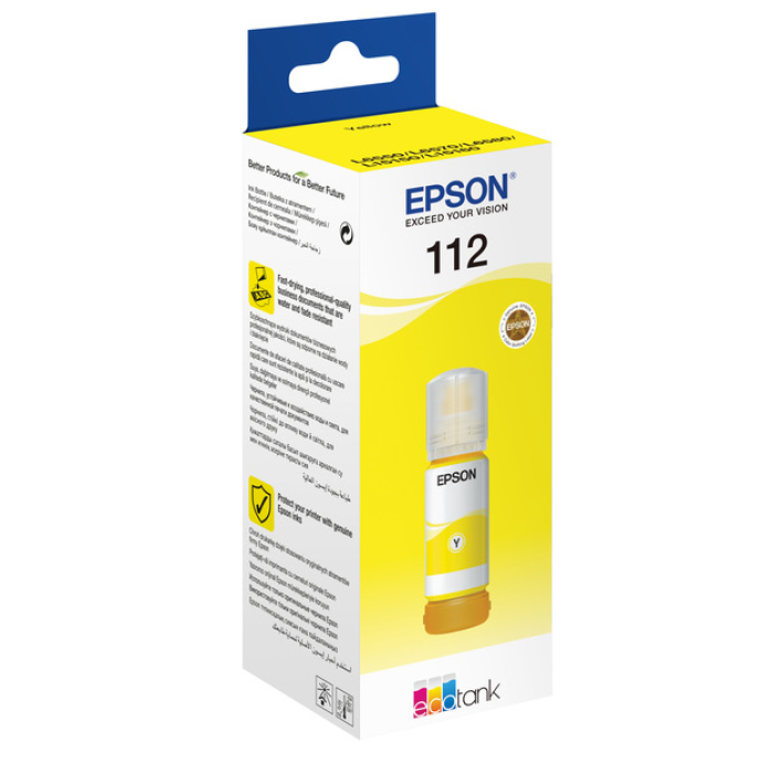 EPSON 112 ECOTANK YELLOW INK BOTTLE