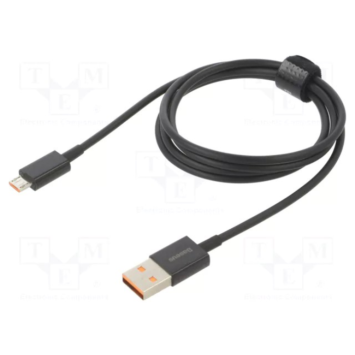 Baseus Superior 2A 1M Mikro USB Kablo - Siyah