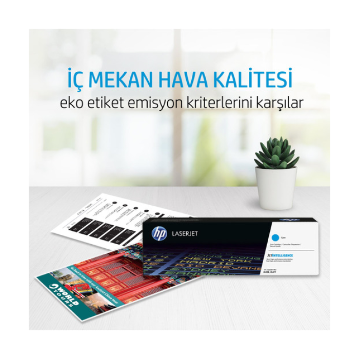 HP CF401X Cyan Toner Kartuş (201X)