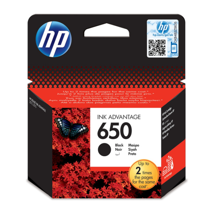 HP CZ101A Black Mürekkep Kartuş (650)