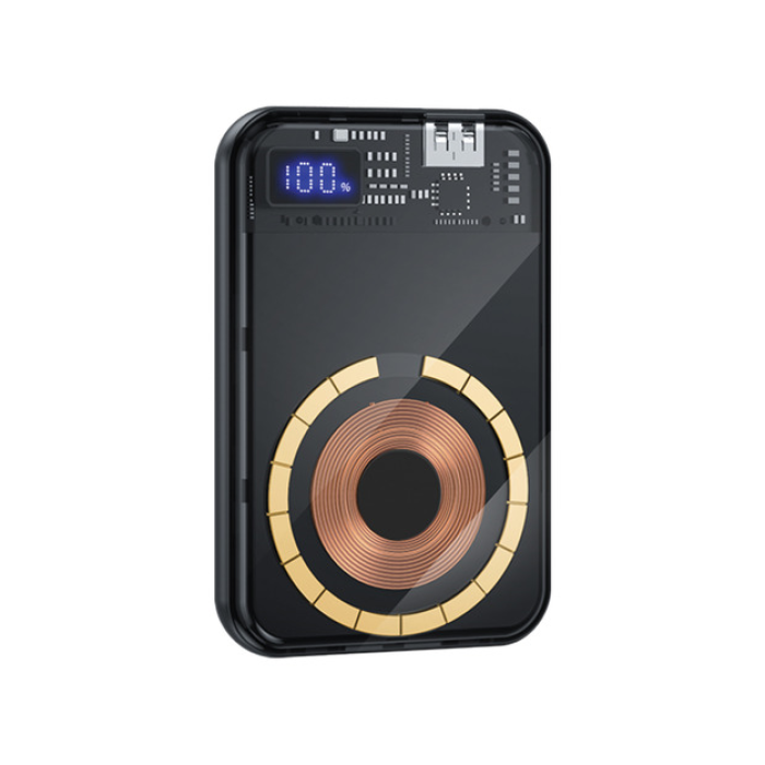 Dexim S5 10.000Mah, Şeffaf Magsafe Dijital Göstergeli PB