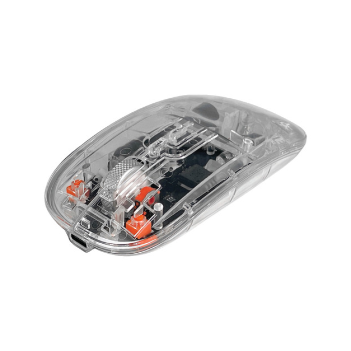 Dexim 2.4Ghz & Bluetooth Şeffaf Led Mouse