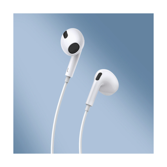 Baseus Encok H17 3.5Mm Kablolu Kulaklık - Beyaz