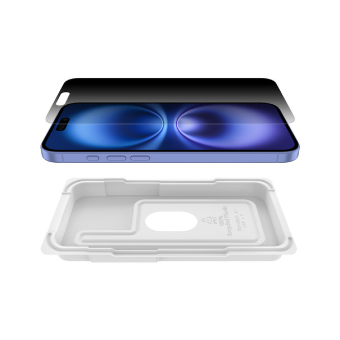 Belkin Invisiglass Gizlilik İşlemli İphone 16+/15+/14 Max Pro Ekran Koruyucu