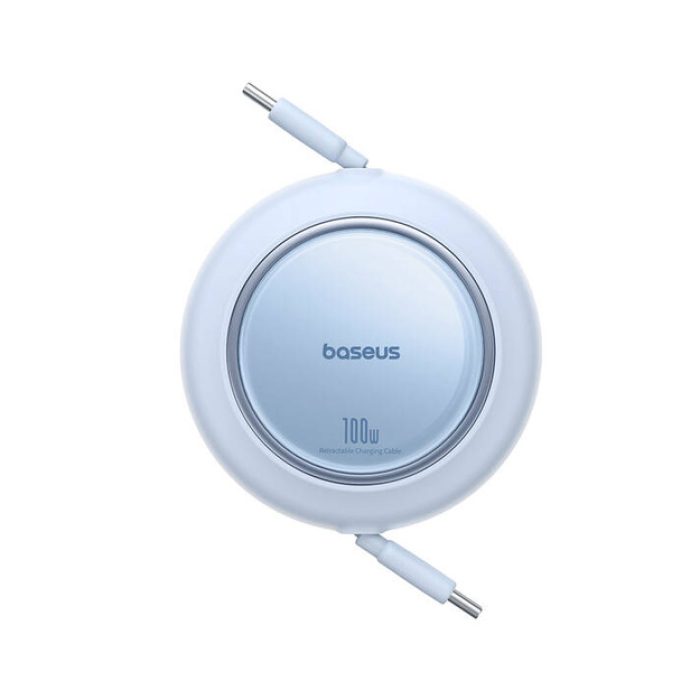 Baseus Free2pull Mini 1M. USB-C Şarj Kablosu 60W - Mavi