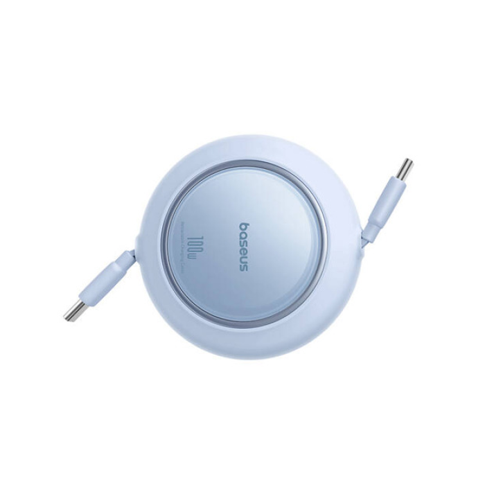 Baseus Free2pull Mini 1M. USB-C Şarj Kablosu 60W - Mavi