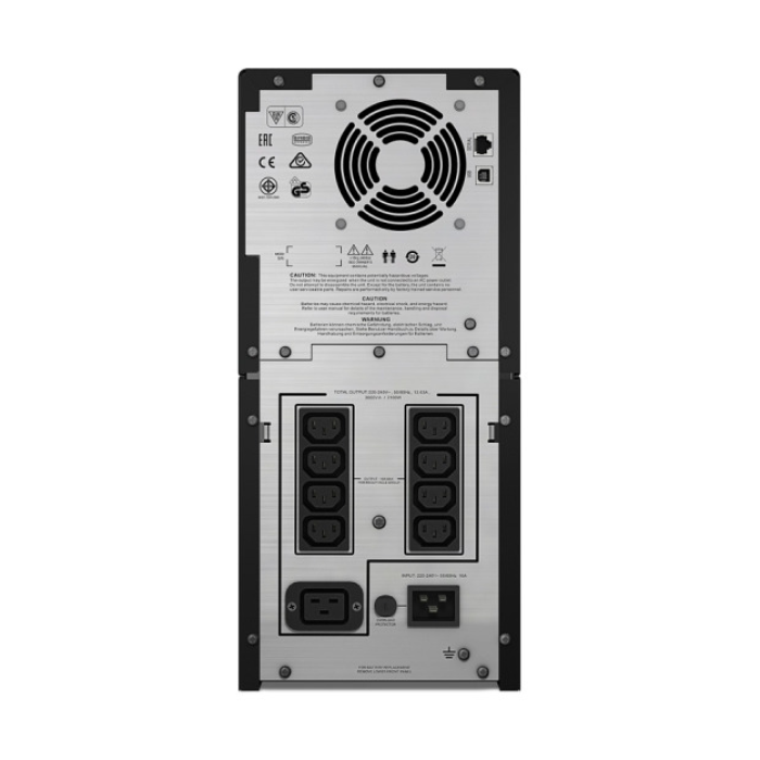 APC Smart-UPS C Line Interactive 3Kva Tower 230V 8X IEC C13+1X IEC C19 Outlets USB And Serial Communication AVR