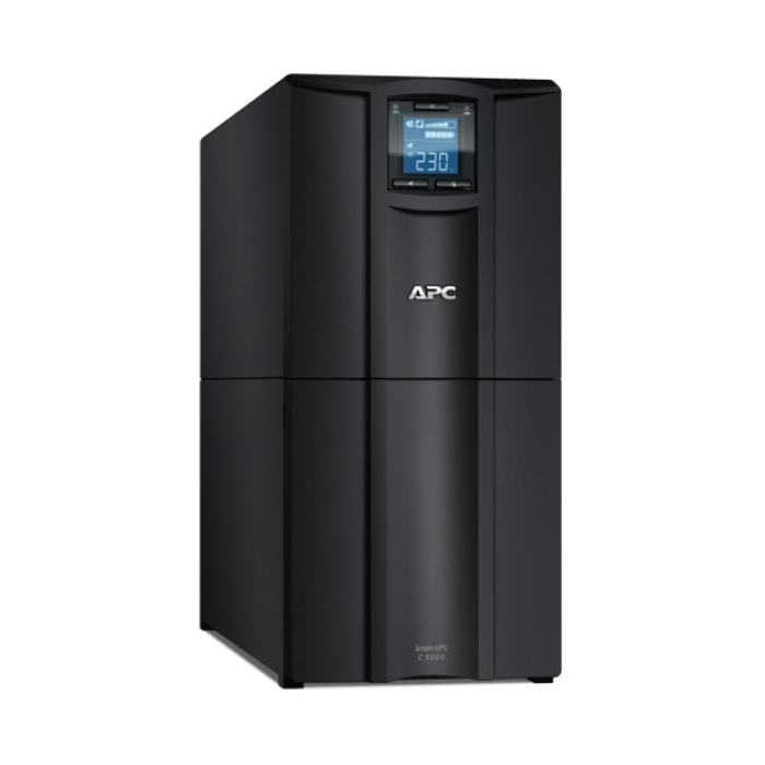 APC Smart-UPS C Line Interactive 3Kva Tower 230V 8X IEC C13+1X IEC C19 Outlets USB And Serial Communication AVR