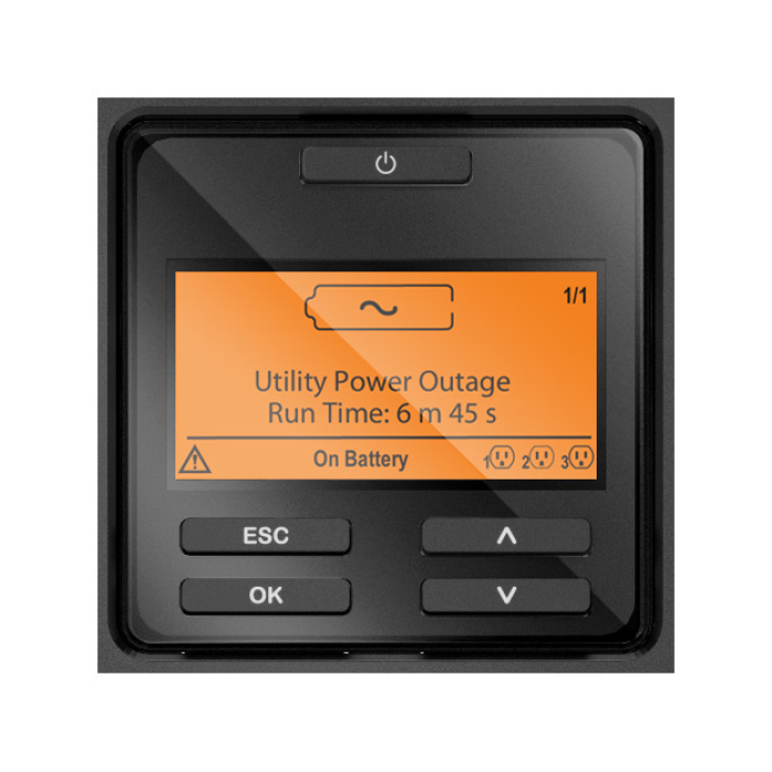 APC Smart-UPS On-Line 1000VA Tower 230V 6X C13 IEC Outlets Smartslot Extended Runtime W/O Rail Kit