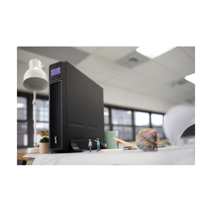 APC Smart-UPS On-Line, 3Kva, Tower, 230V, 8X C13+2X C19 IEC Outlets, Smartslot, Extended Runtime, W/O Rail Kit