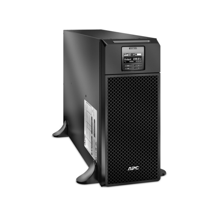 APC Smart-UPS On-Line 6Kva Tower 230V 6X C13+4X C19 IEC Outlets Network Card+Smartslot Extended Runtime W/O Rail Kit