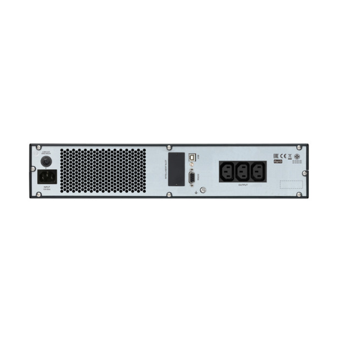 APC Easy UPS On-Line 1000VA Rackmount 2U 230V 3X IEC C13 Outlets Intelligent Card Slot LCD W/O Rail Kit