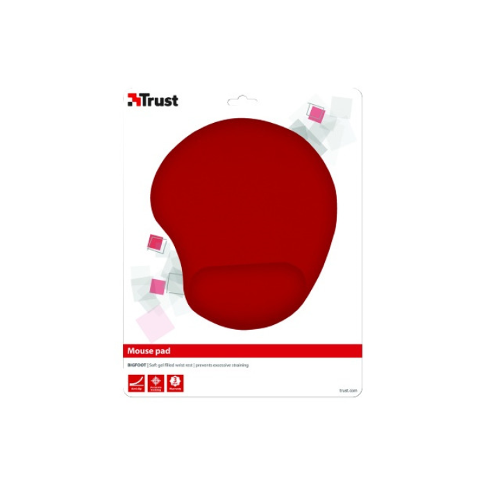 Trust 20429 Bigfoot Jel Mousepad Kırmızı