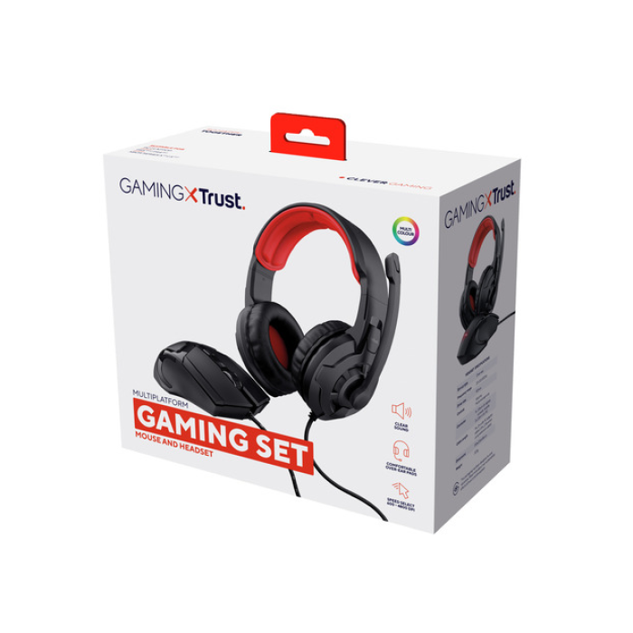 Trust  24761 2-IN-1 Gaming Set Kulaklık + Mouse - Siyah
