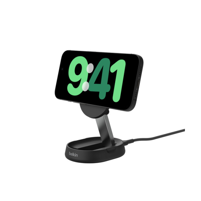 Belkin WIA008 Boostcharge Pro Katlanabilir Manyetik Qi2 15W Şarj Standı - Siyah