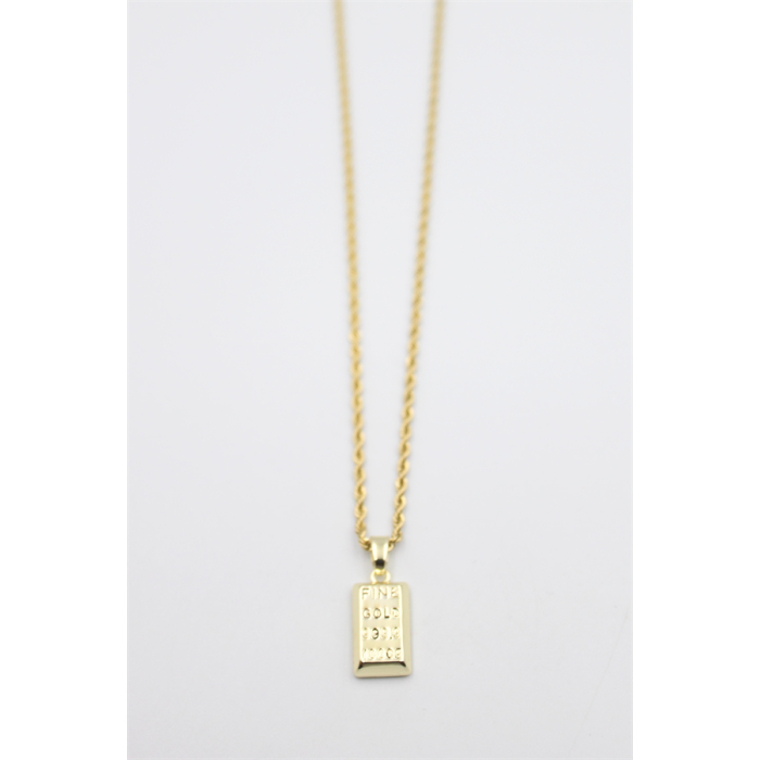 Külçe Altın Kolye - Altın