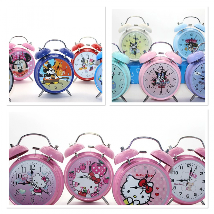 Kuromi,hello Kitty,mickey Mouse Masa Üstü Çalar Saat Alk3068 - Lisinya