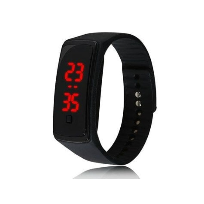 Siyah Ekranlı Led Kol Saati (Siyah) - Lisinya