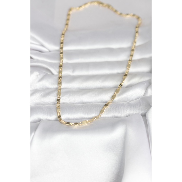 CM 14K Gold Renk Arpa Model 45 cm Kadın Kolye - Lisinya