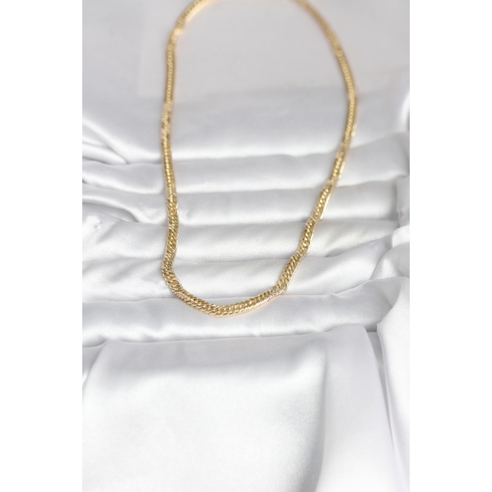 CM 14K Gold Renk Zincir Model 45 cm Kadın Kolye - Lisinya