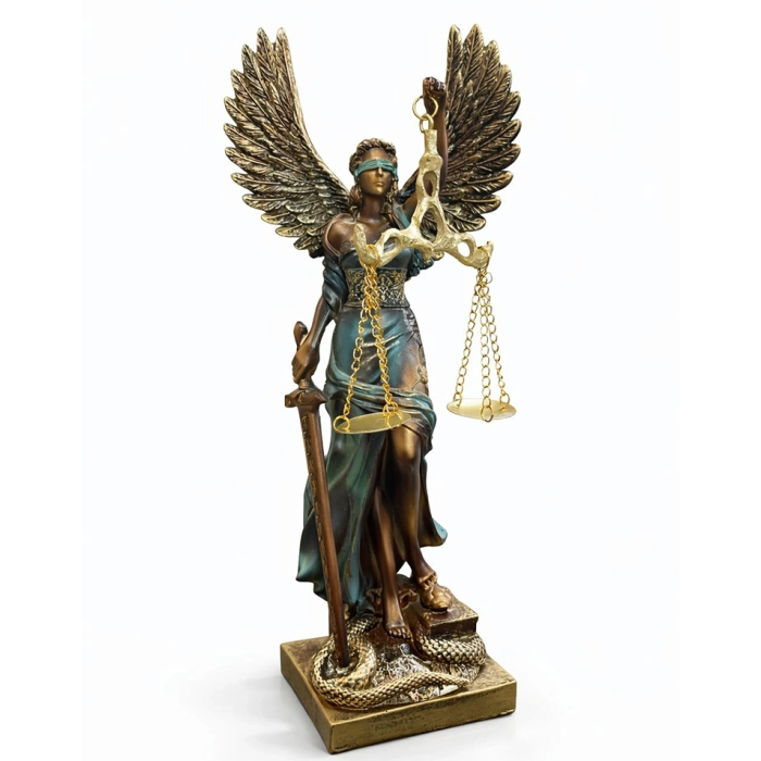 Polyester Kanatlı Adalet Biblosu Alk4418 - Lisinya