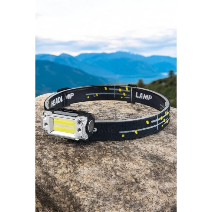 Kafa Lambası Kamp Feneri Balıkçı Feneri Başlıklı Suya Dayanıklı - Lisinya