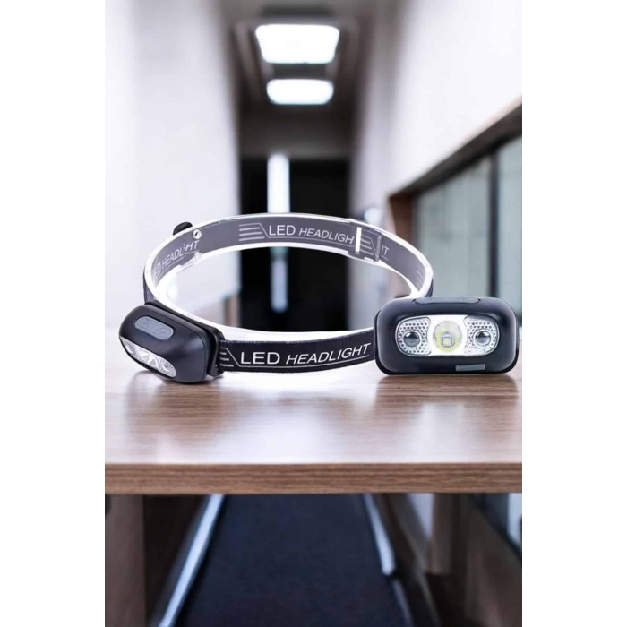 Kafa Lambası Kamp Lambası Led Işık Şarjlı Ayarlanabilir - Lisinya