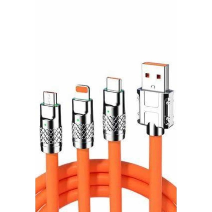 Android ve İOS Uyumlu 180 Derece Type-c Şarj Kablosu - Lisinya