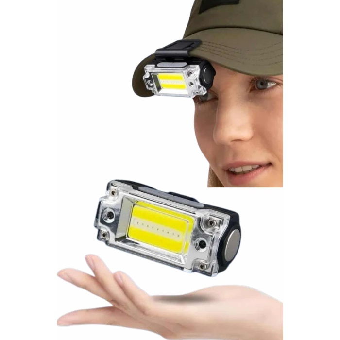 Kafa Lambası, Su Geçirmez Kafa Feneri 3 Mod Aydınlatma - Lisinya