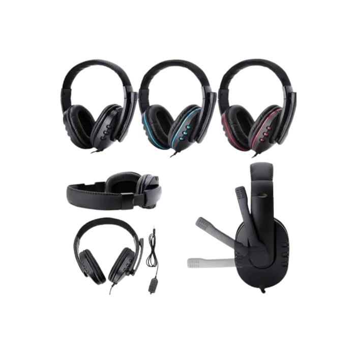 Mikrofonlu Gamer Kulaklık Oyuncu Kulaklığı Yüksek Ses Kaliteli Stereo Yumuşak Yastıklar - Lisinya