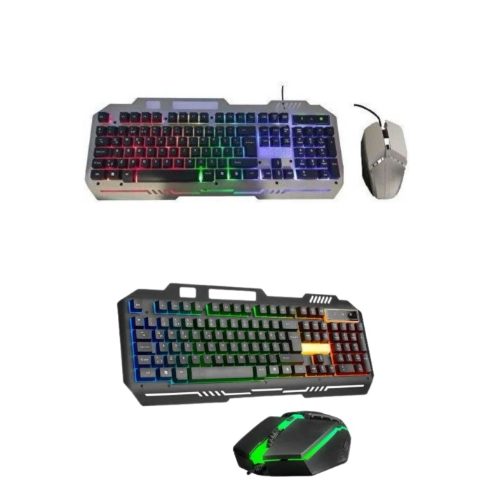 RGB Işıklı Gaming Oyuncu Klavye Q Klavye Mouse Hediyeli - Lisinya