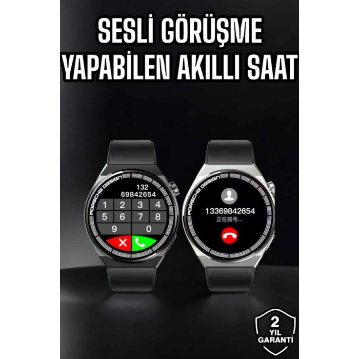 Akıllı Saat Nabız Sensörlü Bildirim Görebilen Spor Modları GPS Takibi - Lisinya