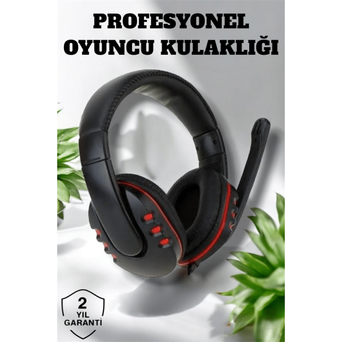 Yüksek Ses Kalitesi ve Aktif Gürültü Engelleme Özellikli Kablolu Mikrofonlu Kulaklık - Lisinya