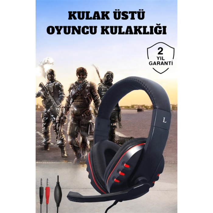 Mikrofonlu, Gürültü Engelleyici ve Dayanıklı Kulaklık: Oyun Performansınızı Zirveye Taşıyın - Lisinya