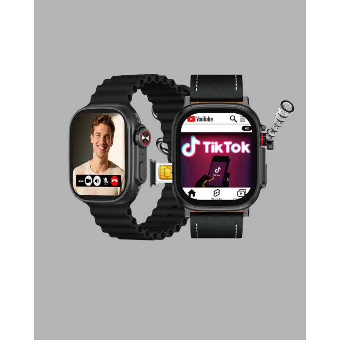 Telefon Bağımsız SIM Kartlı Akıllı Saat Nabız Ölçerli - Lisinya