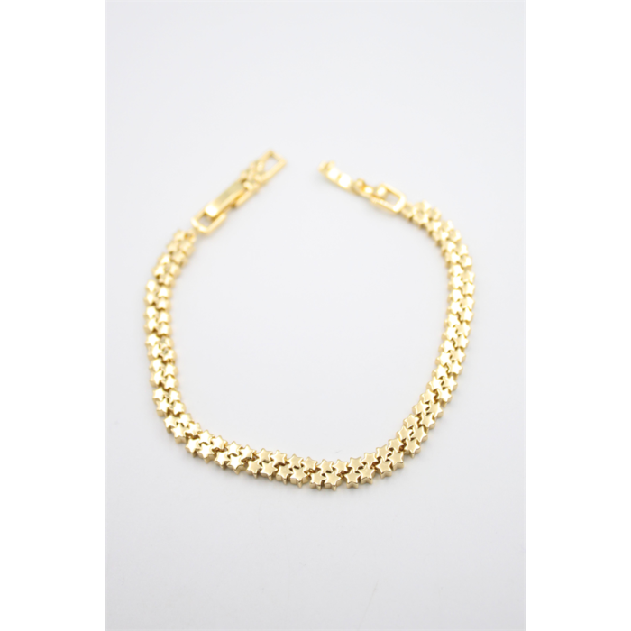 Yıldız Taşlı VİP Bileklik - Altın