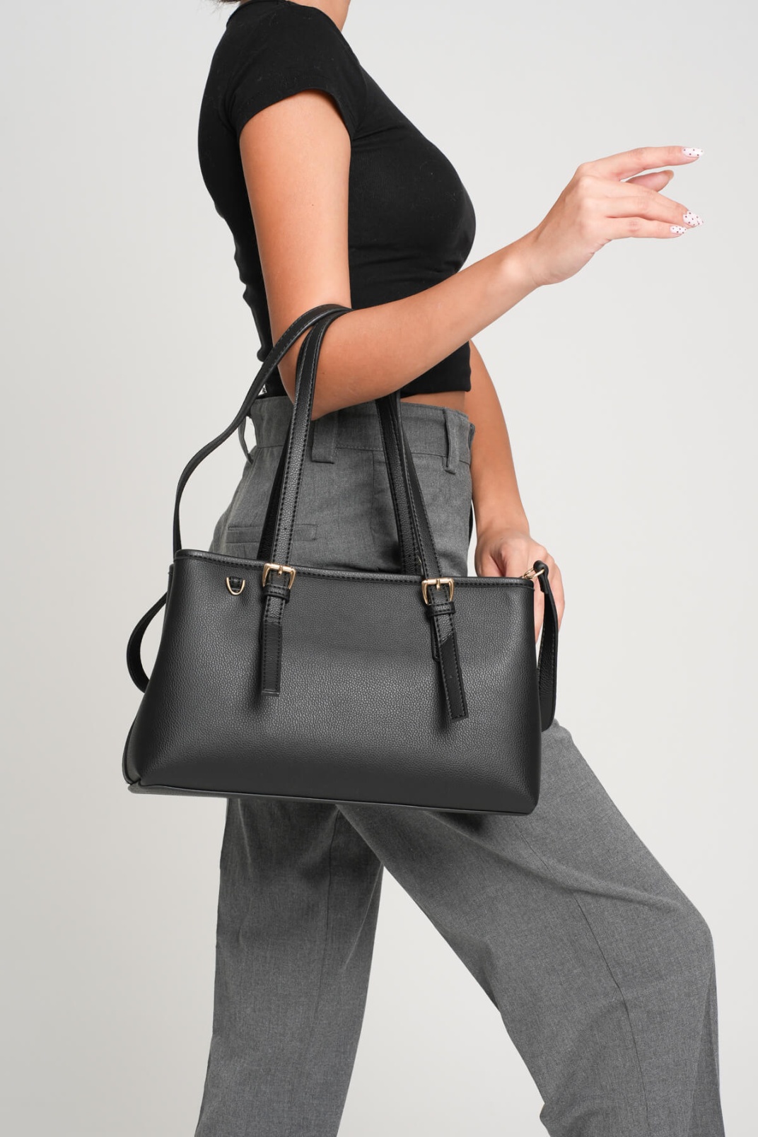 Laura Kadın Günlük Siyah Çanta