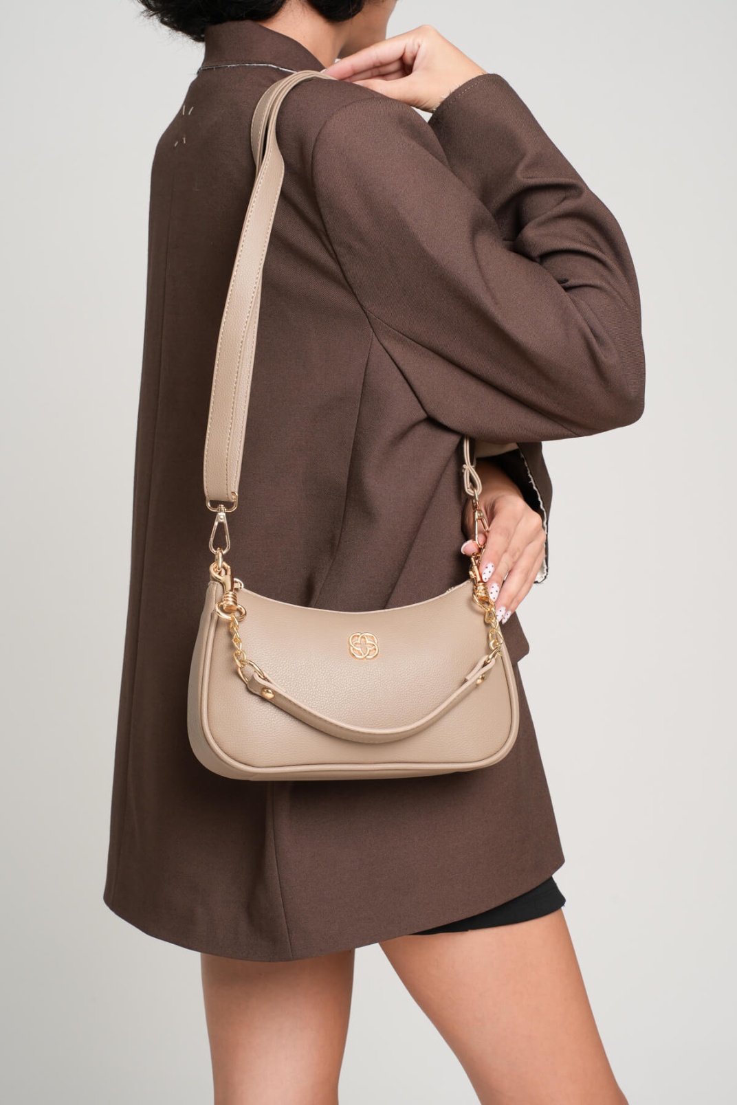 Clara Kadın Günlük Vizon Çanta