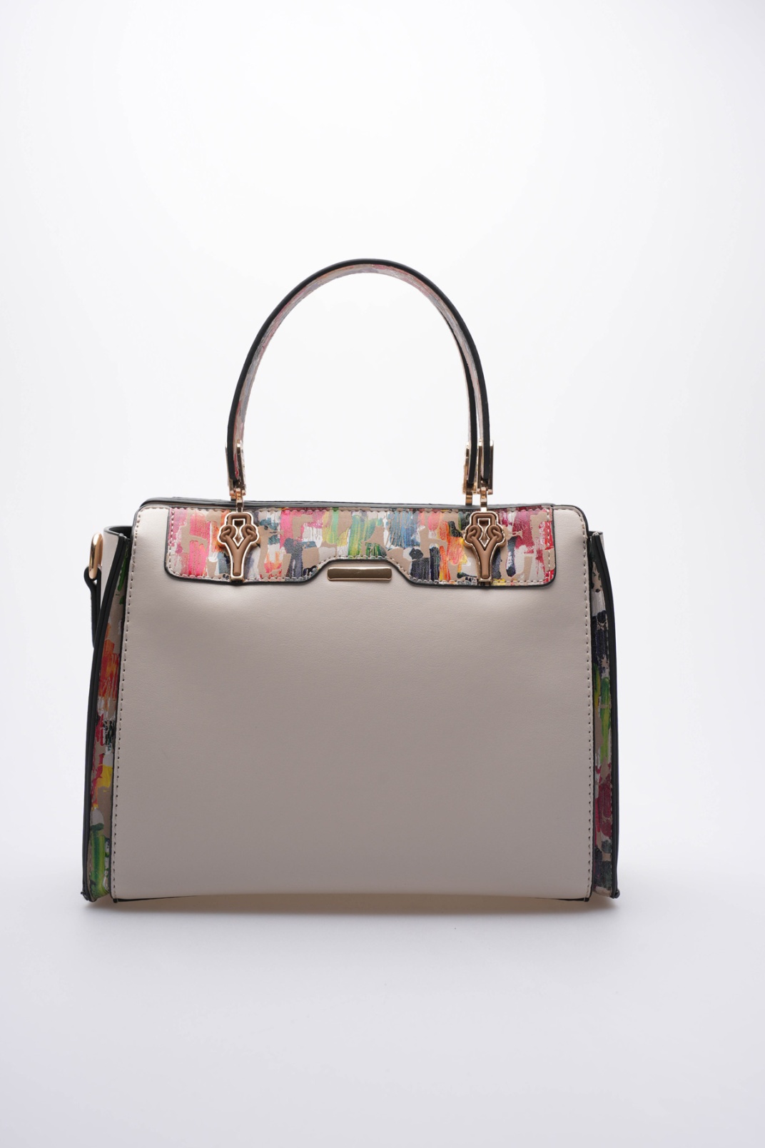 Alice Kadın Günlük Bej Desenli Çanta