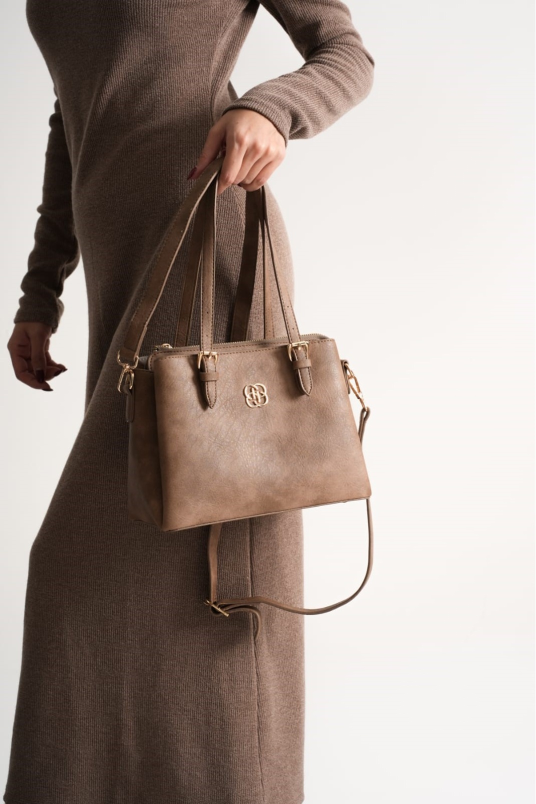 Diana Kadın Günlük Çanta Kahve Vizon