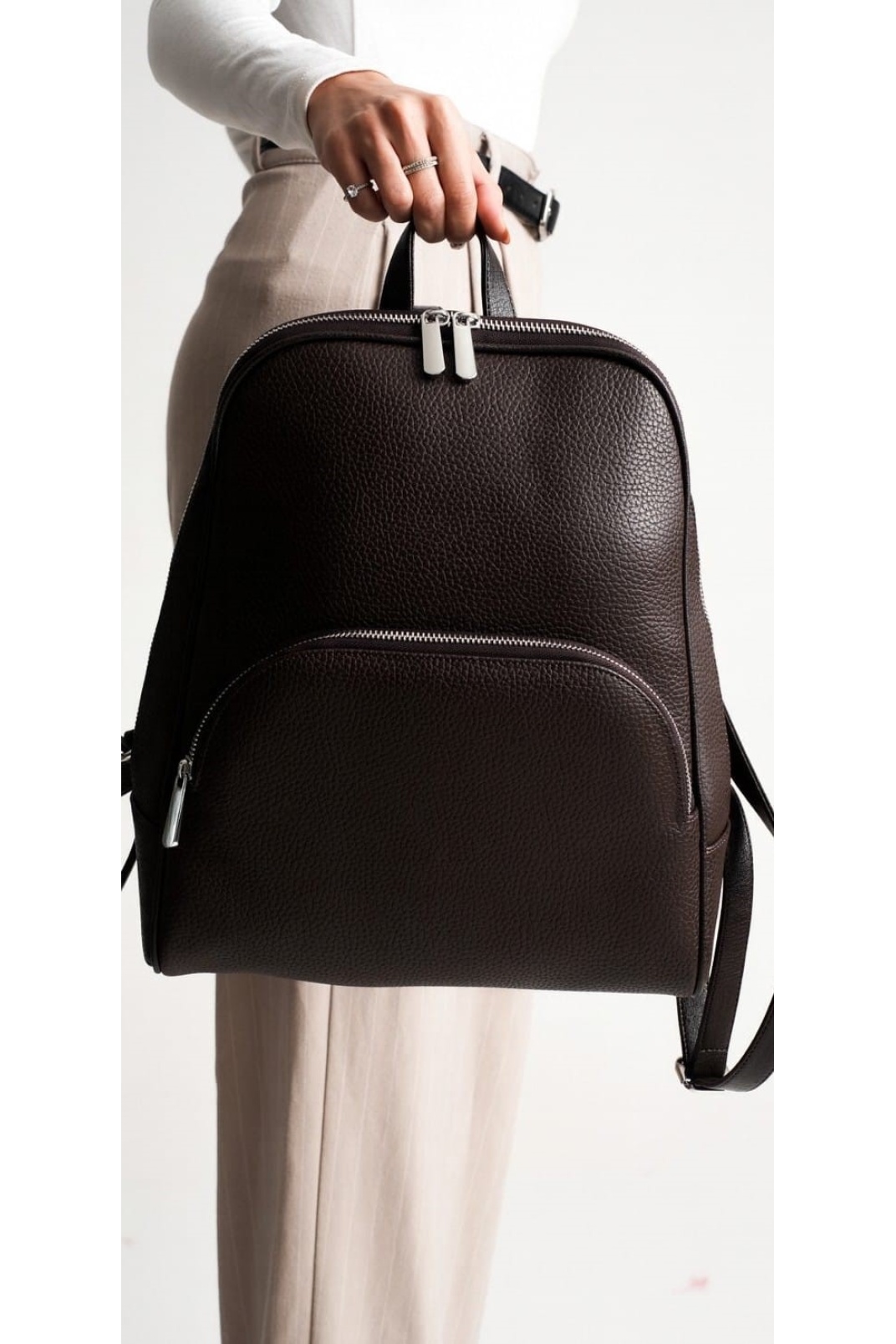 Nova Kadın Büyük Günlük Sırt Çantası Kahverengi