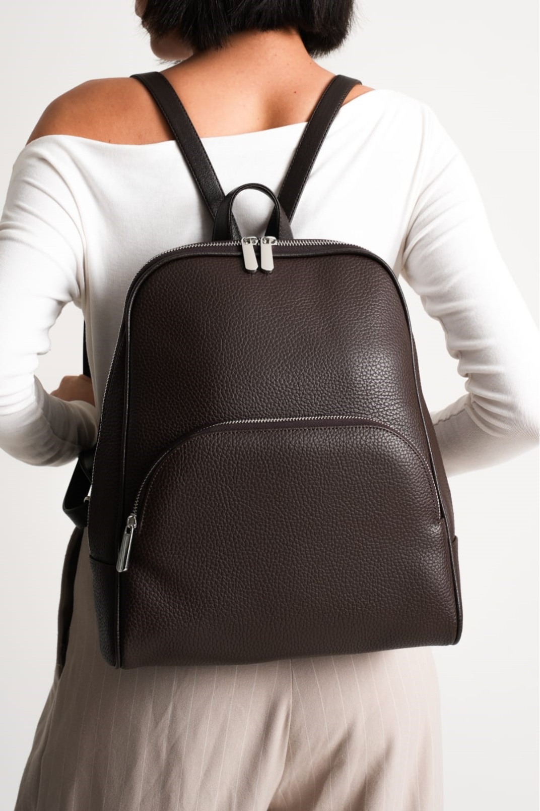 Nova Kadın Büyük Günlük Sırt Çantası Kahverengi