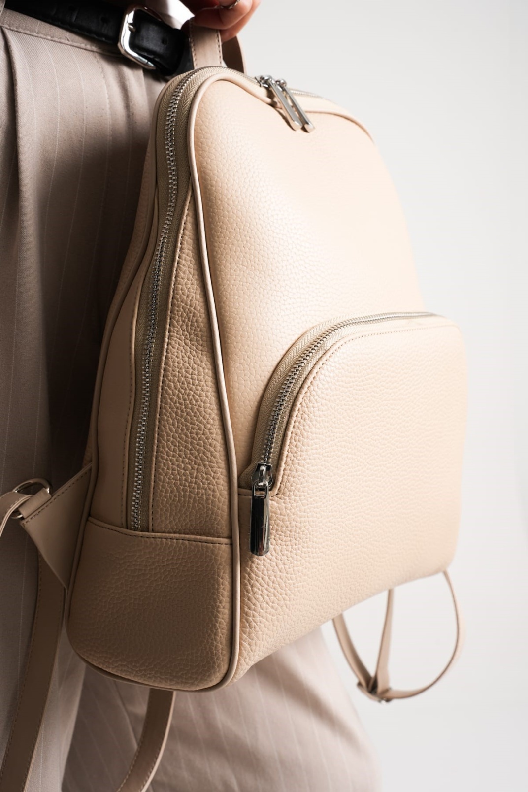 Nova Kadın Büyük Günlük Sırt Çantası Bej